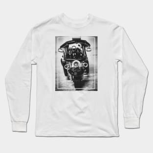 Thailand Black and White Tuk Tuk Long Sleeve T-Shirt